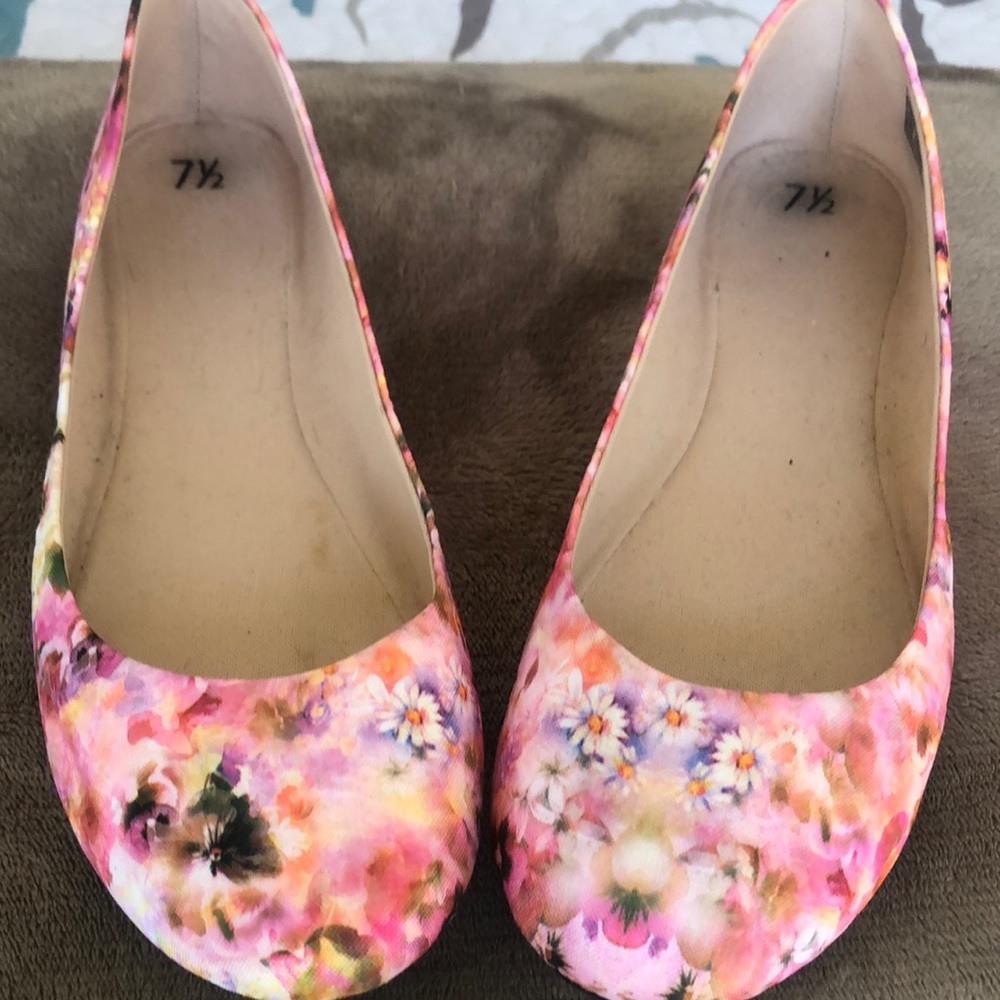 Women’s Floral Ballet Flats